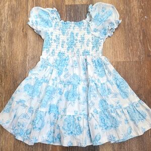 Bonnie Jean White with Blue Roses Dress Girls Size 2T